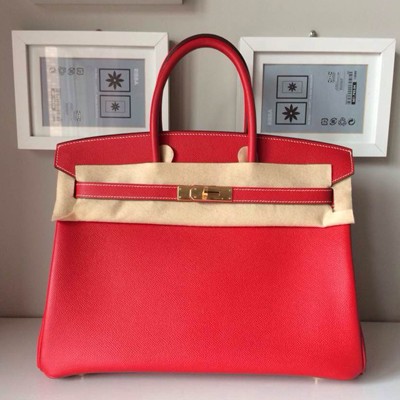 愛馬仕Hermes Birkin 休閑時尚 原版手掌紋牛皮手提女包 H1501