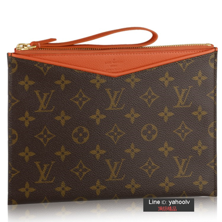 LV Pallas-手包-MONOGRAM-M60675橘紅