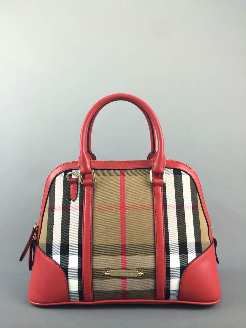 Burberry 巴寶莉 專櫃同步新款手提女包 3021155 紅色、進