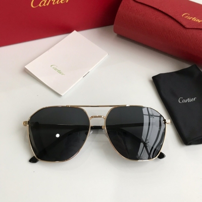 Cartier 卡地亞墨鏡 0129 男女士大框太陽眼鏡 男士推薦 新款金屬偏光 太陽鏡 時尚大方 舒適輕盈 精緻奢華 超輕