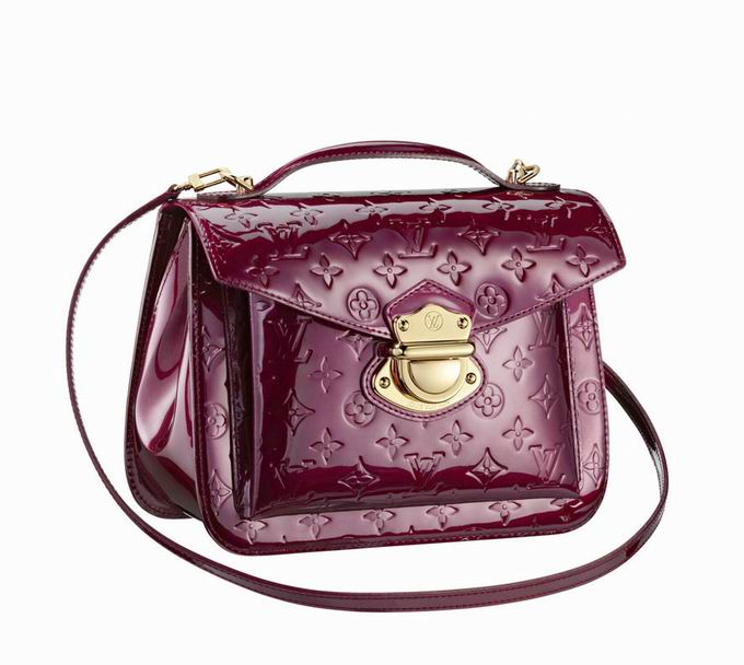 M91396   LouisVuitton 路易威登漆皮壓花包包MIRADA手提包單肩斜跨女包