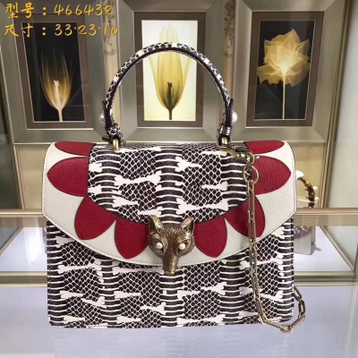 【GUCCI-古奇】十年打造專業GUCCI 市場頂級獨家控貨，專櫃品質 採用進口牛皮，原廠五金！精緻做工。獨家實物拍照 品質如圖可見 。款號：466432。尺寸：33*23*10