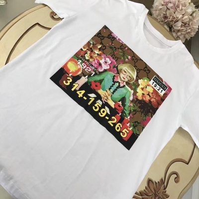 Gucci古馳18春夏lgnasi Monreal 印花T恤 膠印版本/高版本全套包裝 SMLXL