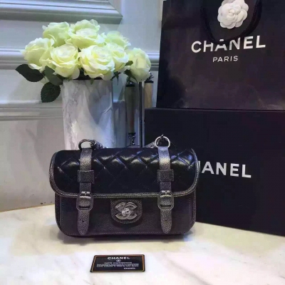 Chanel。劍橋系列 黑色 牛皮 28cm