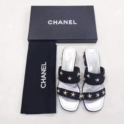 Chanel 2017ss初夏新款 高級手工單品！絕對頂級品質！裡外全羊皮，鞋底原版進口真皮大底，上腳超顯腳瘦！超美！碼數35-39