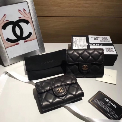 Chanel香奈兒卡包、進口原版球紋小牛皮型號：2017 尺寸：11