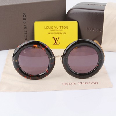 2014年LV路易威登新款 時尚復古圓框眼鏡 女士太陽眼鏡 Z0507