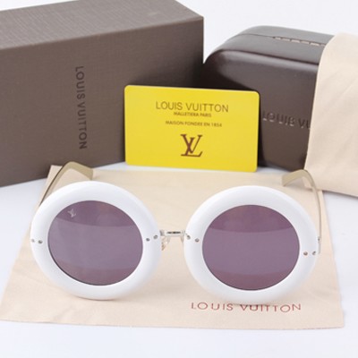 2014年LV路易威登新款 時尚復古圓框眼鏡 女士太陽眼鏡 Z0508