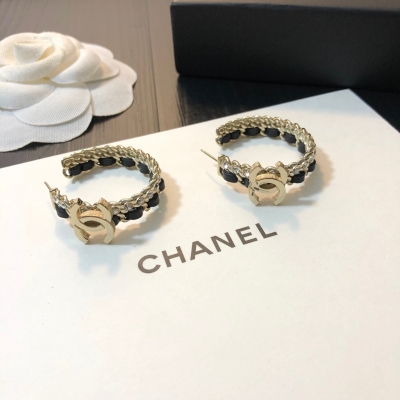 chanel 小香  耳釘別的精美百搭 名媛白富美最愛  高級定製