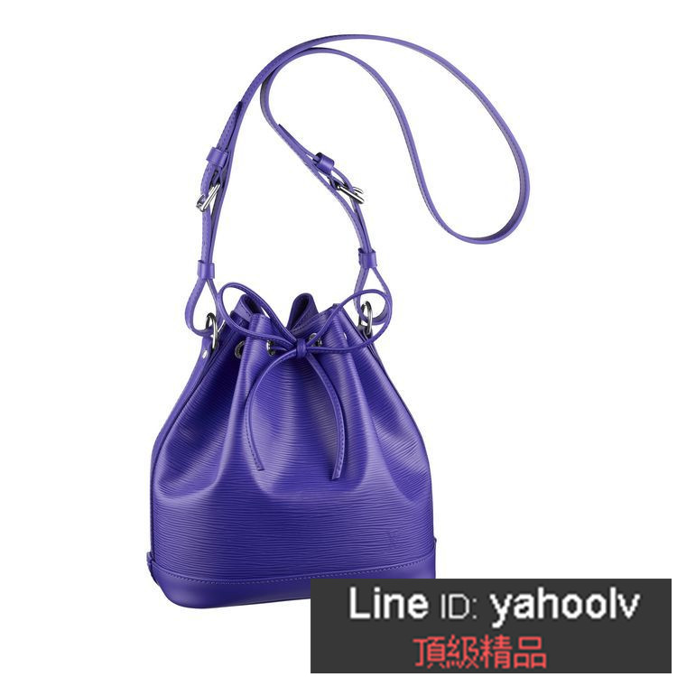 LV M40845紫色水波紋水桶包