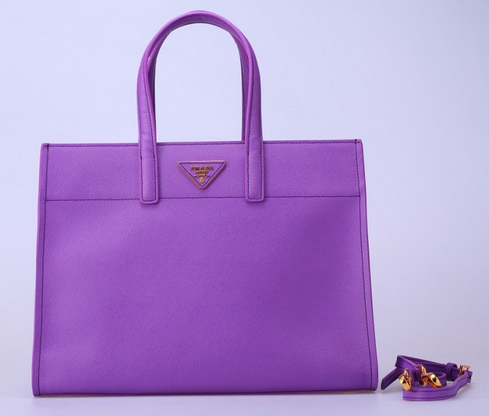 P3098-紫色 普拉達 Prada進口十字紋皮購物包 (逛街購物必備)