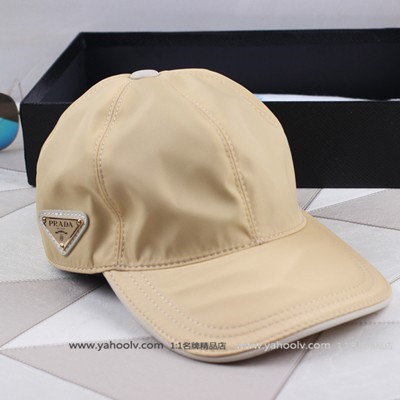 普拉達Prada 男女士戶外旅行用品/速幹徒步旅遊帽 棒球帽 P1201茶色