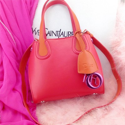 迪奧dior addict mini 購物袋單肩手提包 8806紅色