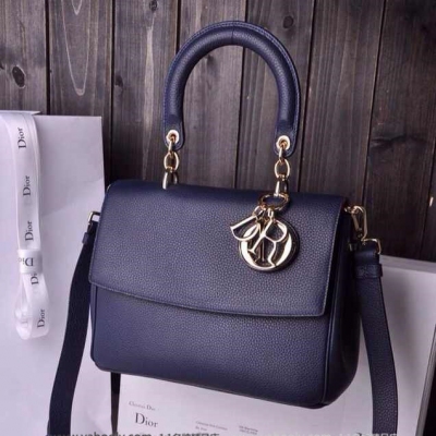 Dior迪奧 女神李冰冰同款 2014走秀款手提包 0918寶石藍