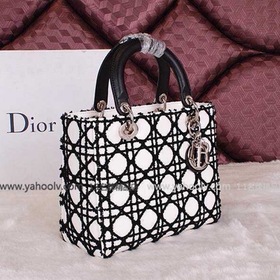 Dior迪奧明星同款 章子怡14秋冬巴黎時尚周秀 五格戴妃包 4551五格