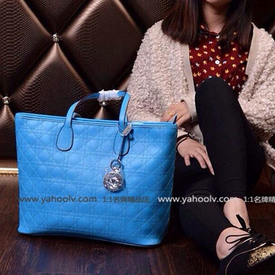 2014新款迪奧 Dior休閑時尚手提肩挎女包 HD1117-淡藍