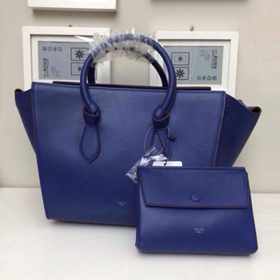 Celine賽琳 2014新款時尚潮流單肩手提包 子母包 SD1205深藍色