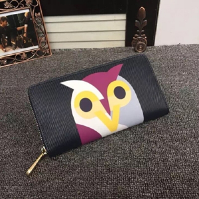 LOUIS VUITTON Epi Owl Zippy Coin Purse Iris 821583