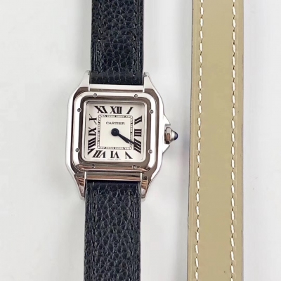 Cartier卡地亞腕錶 8848F獵豹PANTHèRE DE CARTIER腕表，完美的線條與魅惑動人的設計相結合，盡顯女性腕間的優雅自信，摩登時尚。 【表殼】腕表有二種尺寸可供選擇——22 x 30mm和27 x
