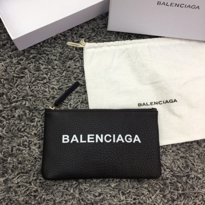 Balen Bazar Balenciaga巴黎世家 最新款零錢包 義大利原廠荔枝紋牛皮 尺寸：19*11cm