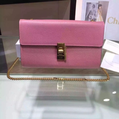 Chloé 斜挎小包同系列款~0783粉色尺寸20～3～12.5