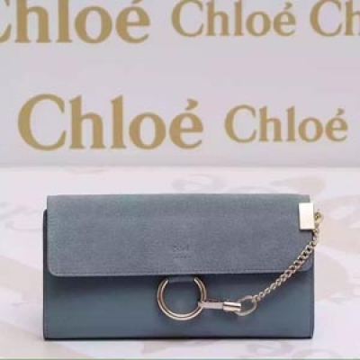 Chloe  C0794藍色，尺寸19*10.5*2.5cm，
