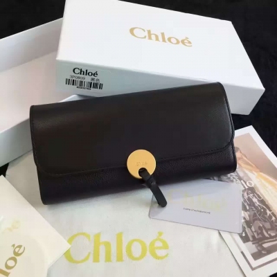 新款Chloé 3P0809 原牌荔枝紋配南非牛皮大容量內外全皮大層格＋卡位＋拉鍊格尺寸19x9x3