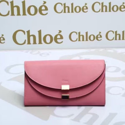 Chloe錢包還可當手包用哦內外全皮型號：0284 黑色、棗紅、唇膏粉 尺寸：19x10cm