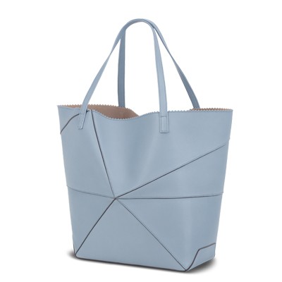 Loewe羅意威女包手提包單肩包小羊皮可折疊 399.82LG67淡藍色