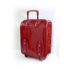 M91991  LV 路易·威登◆時尚亮麗紅色漆皮拉桿旅行箱  LV包包