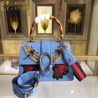 【原單配全套包裝】 【GUCCI-古奇】十年打造專業GUCCI   市場頂級獨家控貨，專櫃品質  採用進口牛皮，原廠五金！精緻做工。獨家實物拍照品質如圖可見 。款號：448075。尺寸：27*18*13