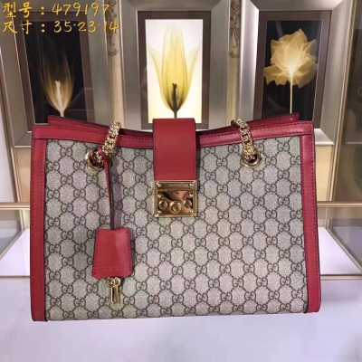 【GUCCI-古奇】 十年打造專業GUCCI 市場頂級獨家控貨，專櫃品質 採用進口牛皮，原廠五金！精緻做工。獨家實物拍照 品質如圖可見 。款號：479197。尺寸：35*23*14