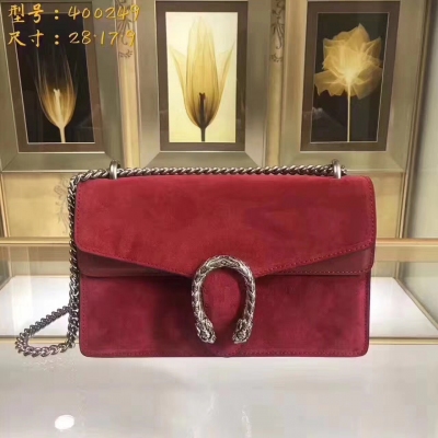 【GUCCI-古馳】十年打造專業GUCCI 市場頂級獨家控貨，專櫃品質 採用進口牛皮，原廠五金！精緻做工。 獨家實物拍照 品質如圖可見。款號：400249。尺寸：28*17*9