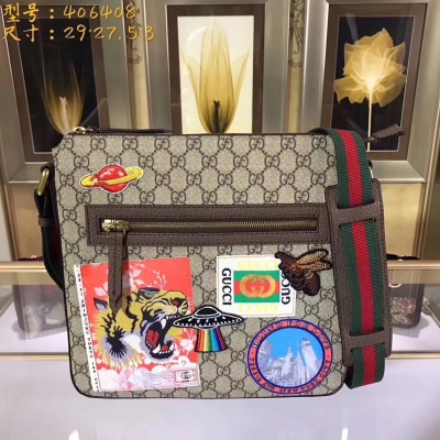 【GUCCI-古馳】十年打造專業GUCCI 市場頂級獨家控貨，專櫃品質 採用進口牛皮，原廠五金！精緻做工。 獨家實物拍照 品質如圖可見 。款號：406408。尺寸：29*27.5*3