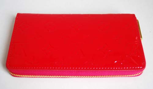 M93575-6壓粉紅漆皮錢包新款LV錢包