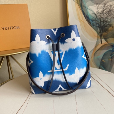 LOUIS VUITTON LV路易威登 頂級原單 2020春夏新款彩虹系列 45126藍色 Escale，size：25*26*17cm