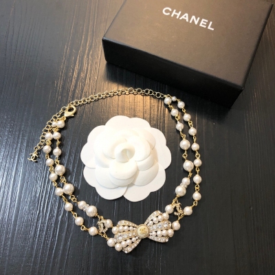 Chanel香奈兒 小香風項鍊買買#正?黃品?銅底材?配搭?各種日常?約和?會造型，隨?又性?經典美?小美?仙?推女?薦自留