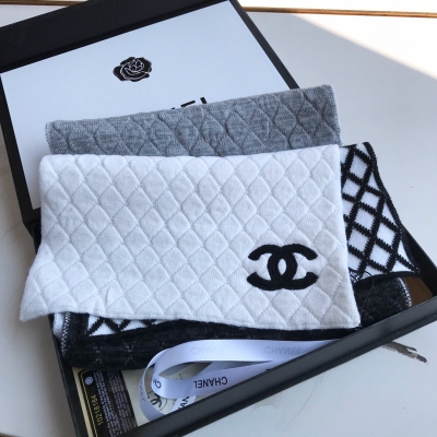 Chanel香奈兒圍巾 美出了天際美到極致 品質高尚的編織羊絨圍巾 400克+35x200cm