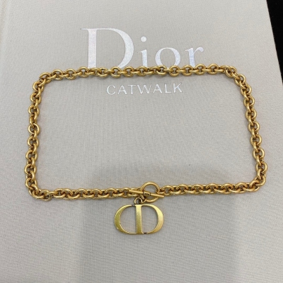 Dior迪奧 CD復古金屬配飾 黃銅材質 高級定制
