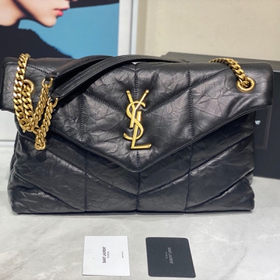 YSL Yves Saint laurent SLP聖羅蘭 2020新款 絎縫 女士單肩包 羊皮36cm