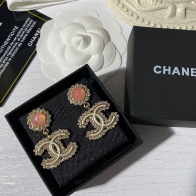 Chanel香奈兒 小香風耳釘尚款專櫃入手 市場上最高版本 目前最火的產品