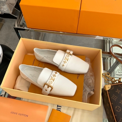 LOUIS VUITTON LV路易威登 2021新款樂福鞋一腳蹬 眾多網紅搶著上腳 原版購入開發 一比一 完美複刻 所有細節 材料 跟正品一樣 碼數35-40