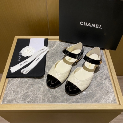 Chanel香奈兒 2021秋冬新款瑪麗珍單鞋，鞋面進口漆皮+進口混種羊皮，內裡混種羊皮，義大利真皮大底。Size：35-39 (40定做)