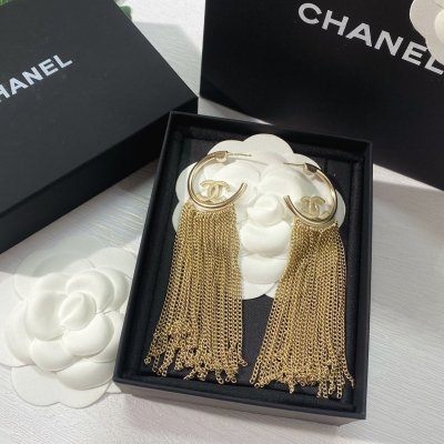 Chanel香奈兒 小香風耳釘 2022年最新款 戴上超溫柔 有Vintage味道