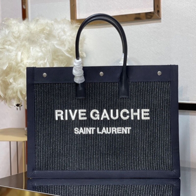 YSL Yves Saint laurent聖羅蘭 Rive Gauche Tote Bag，左岸購物袋，從定制麻布料到五金在到絲印，每一個細節我都要求完美！正品購入開模定制，說真的，這是我遇到過最難做的一款購物袋了！托料極其複雜，經過反復