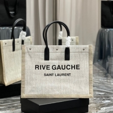 Yves Saint Laurent YSL 聖羅蘭 Rive Gauche Tote Bag，左岸購物袋，從定制麻布料到五金在到絲印，每一個細節我都要求完美！正品購入開模定制，說真的，這是我遇到過最難做的一款購物袋了！托料極其複雜，經過反