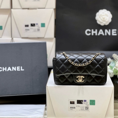 Chanel香奈兒 至尊版本 純原廠 經典萬年款CF 小mini 2024K 最新出的新尺寸 經典中的天花板，小mini這個尺寸也是絕絕子，上身超好看 更為精緻，同時也可以放下蘋果Pro Max 皮料：歐洲原廠正品方框小羊皮 五金：義大利進